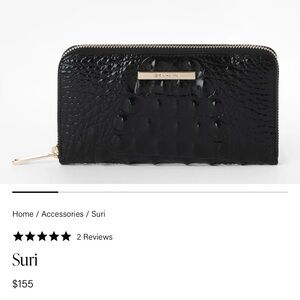 Brahmin Suri Black Wallet